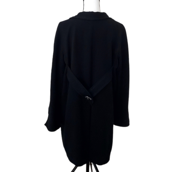 Kristen Blake Pea Coat Black Large - Picture 3 of 10